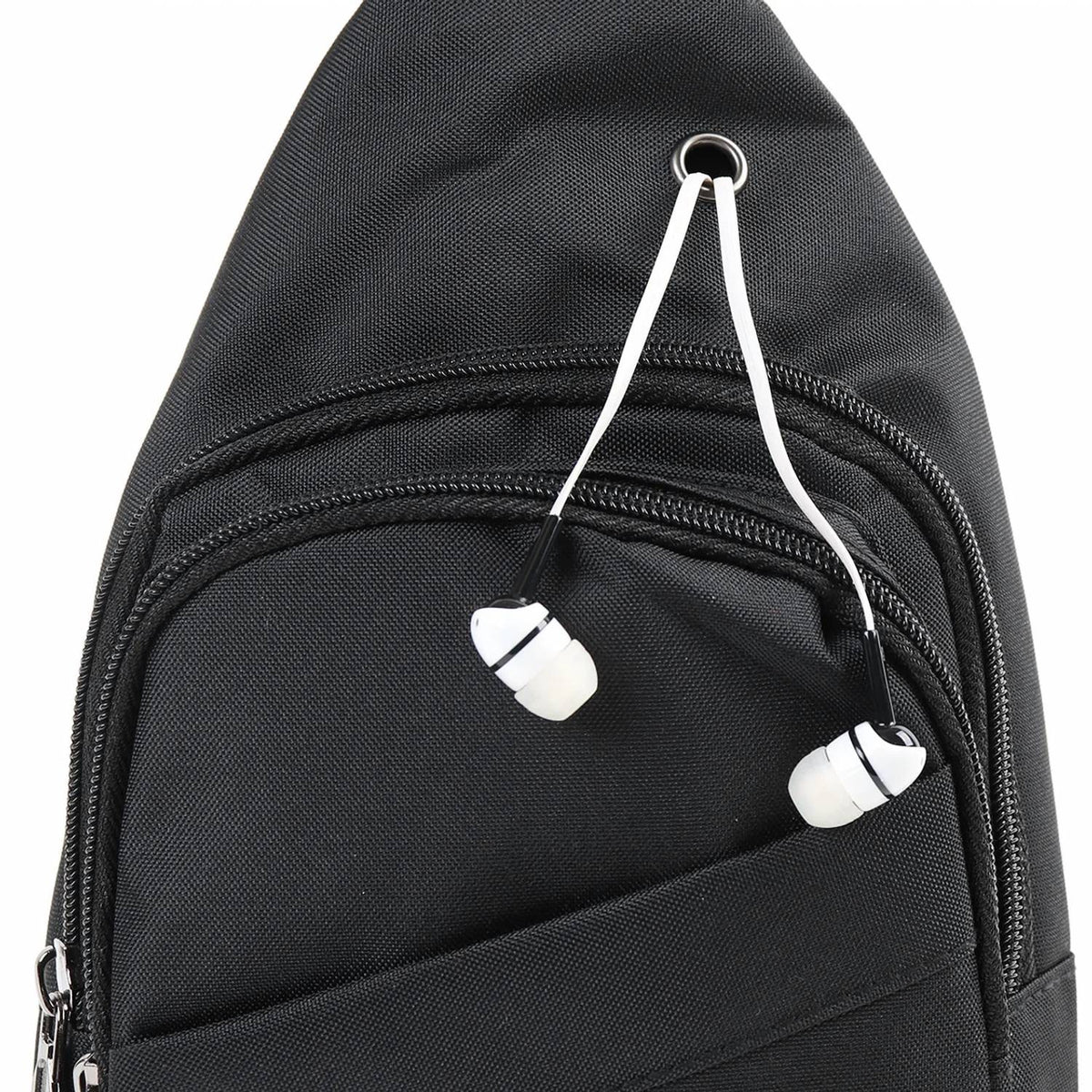 Selini New York - Unisex Crossbody Travel Sling Bag Adjustable Strap, Multi-pocket