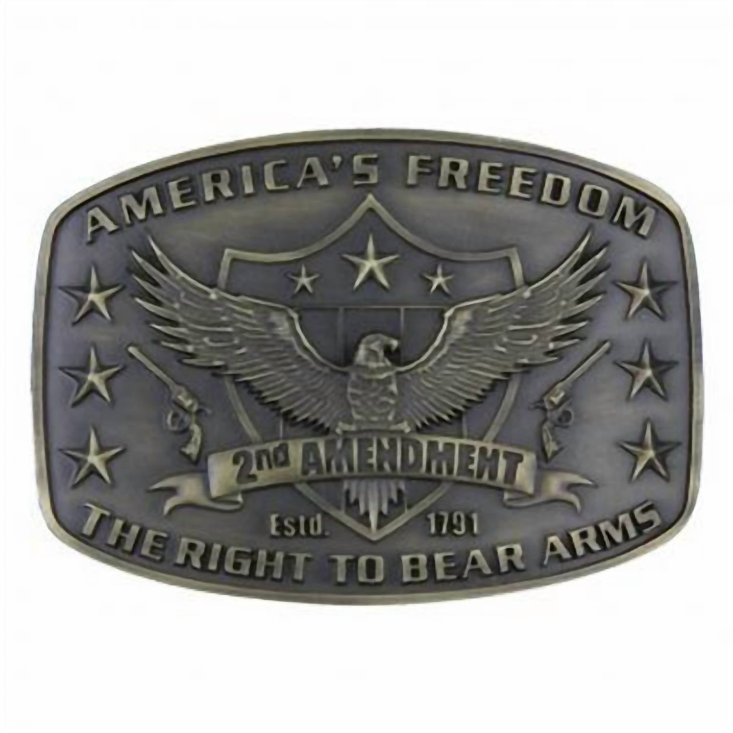 Montana Silversmiths - 2nd Amendment Attitude Belt Buckle