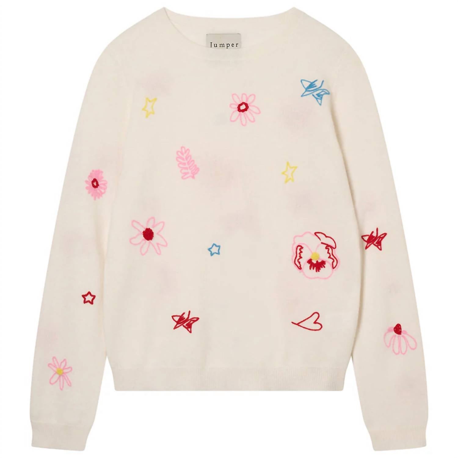 Jumper1234 - Women's Floral Tribute Crewneck Sweater