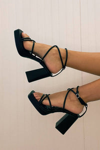 Let'S See Style - Women's Crystal Platform Heel