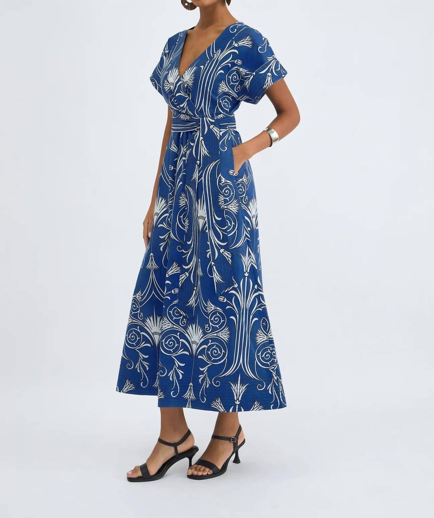 Beyond By Vera - Sailor V-neck Dress