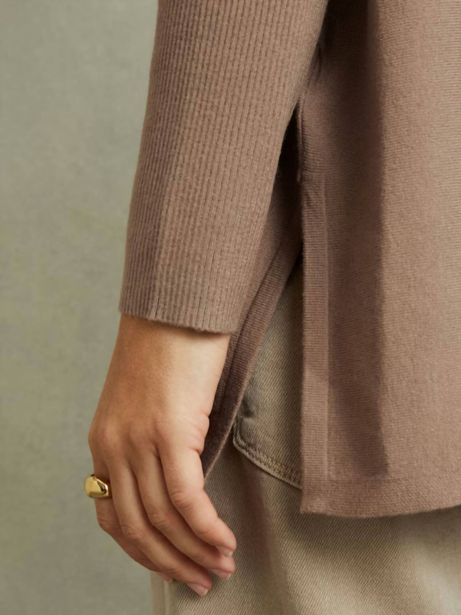 Reiss - Sophia Colorblock Roll Neck Sweater