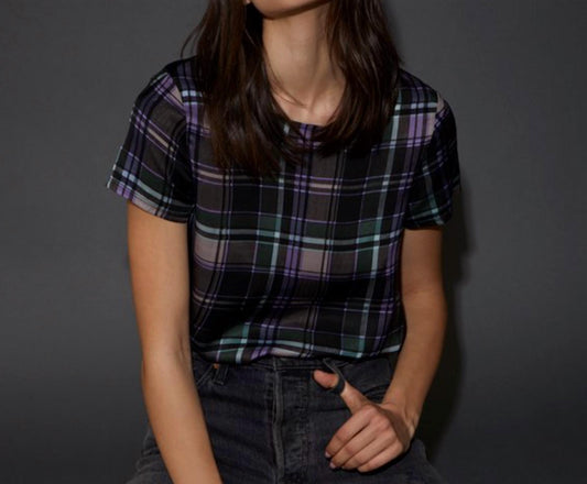 Marin Plaid Boxy Crop Top