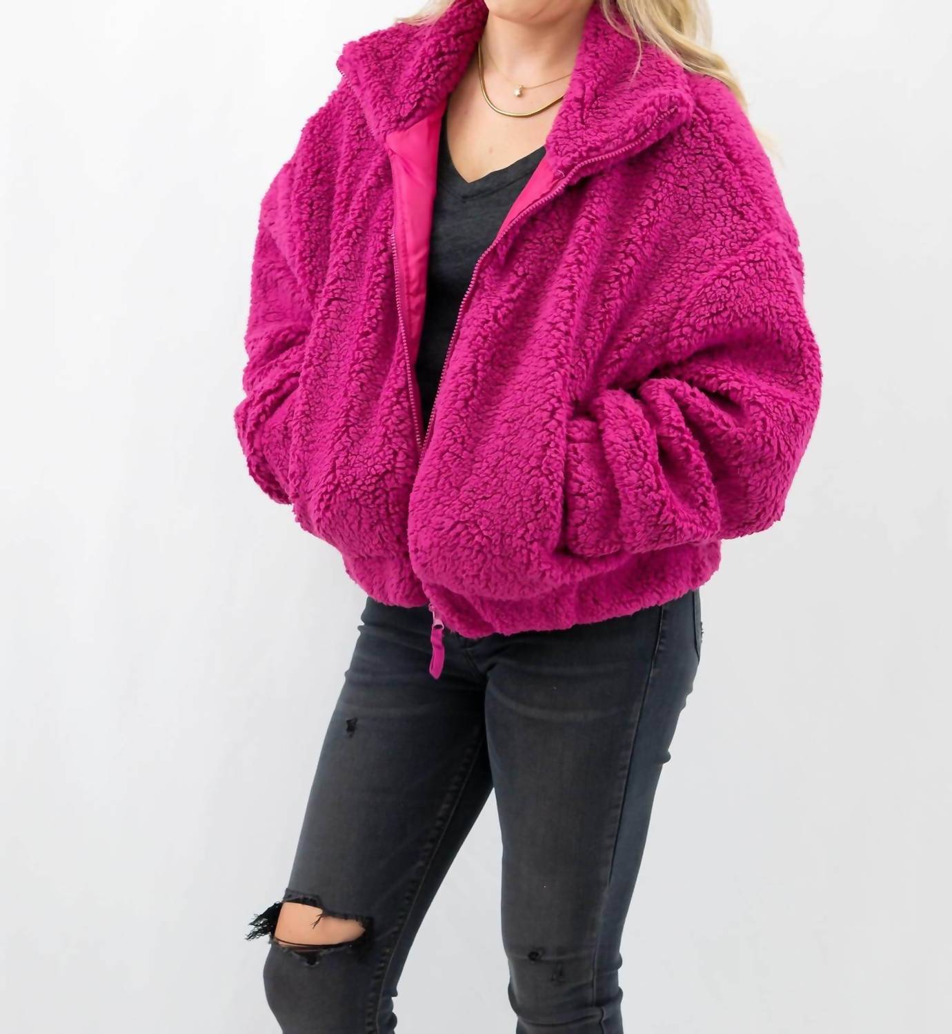 Hyfve - Sherpa Full Zip Jacket