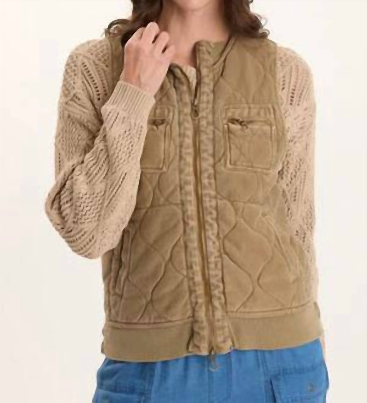 Xcvi - Aeric Quilted Zipper Pocket Vest