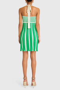 Amanda Uprichard The Dianella Dress in ivory green - women's dress - alternate view