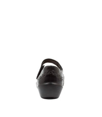 Ziera Women's Gummibear M Mary Jane in black leather - women's flats - detail view