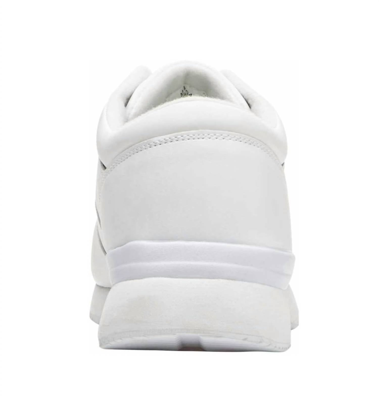 PROPET Men's Life Walker Lace Shoes in white - men's shoe - view 5