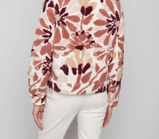 Charlie B - Sherpa Flocked Fleece Short Jacket