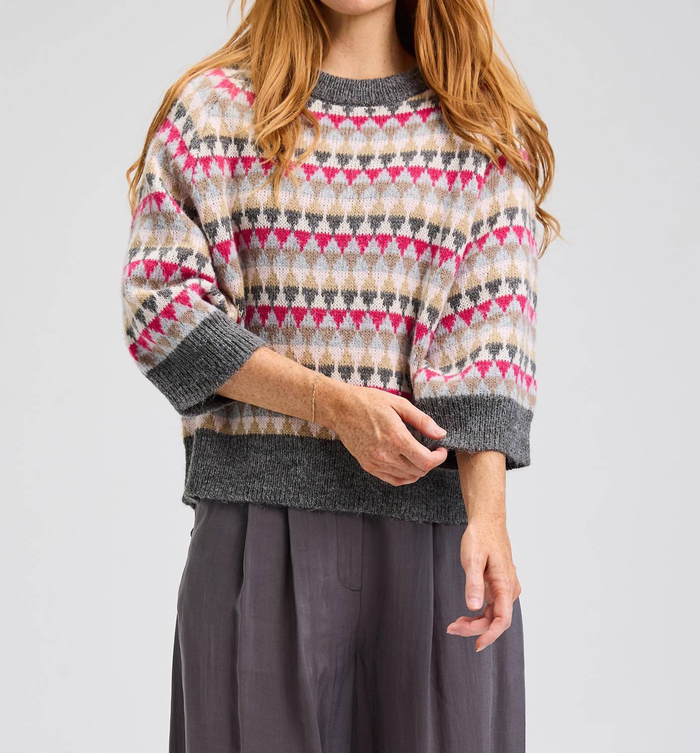 Zaket & Plover - Mohair Fairisle Sweater