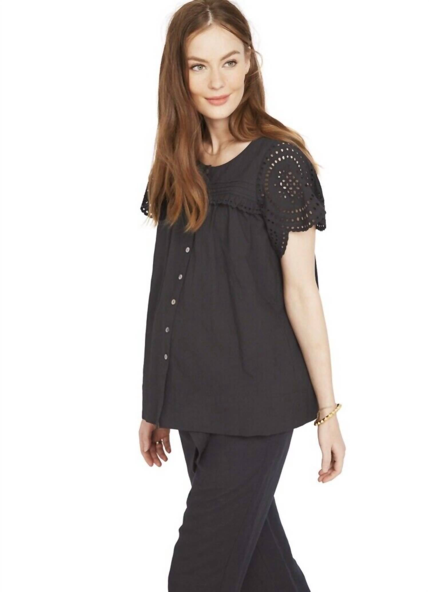 Hatch - Pilar Short Sleeve Top