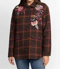 Johnny Was - Garnet Plaid Shirt jacket