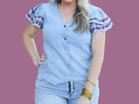 Layerz Clothing - Karly Maroon Bloom Top