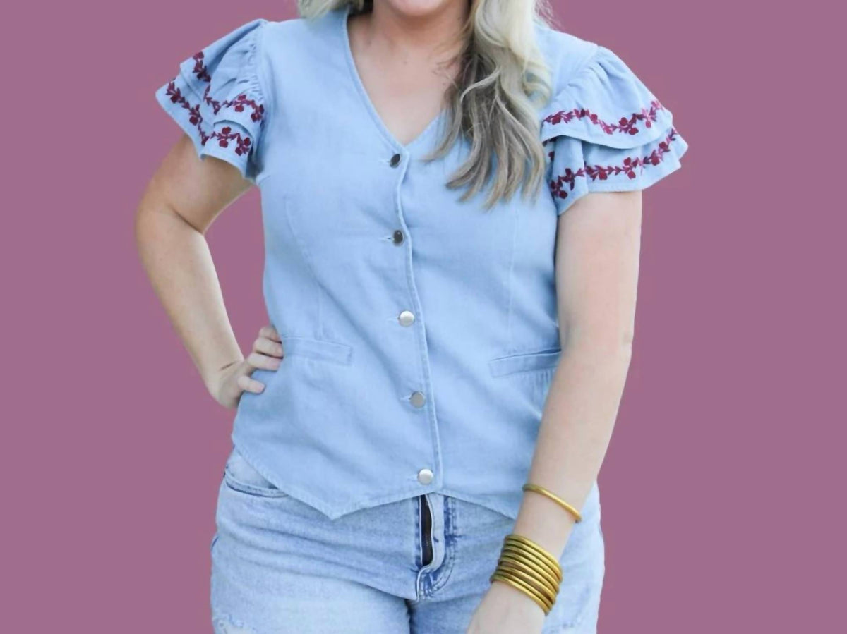Layerz Clothing - Karly Maroon Bloom Top