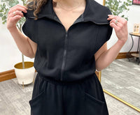 Rae Mode - Luxe Cap Sleeve Romper