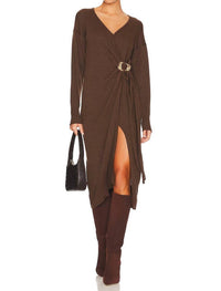 ASTR Mazzy Dress in brown - women's dress