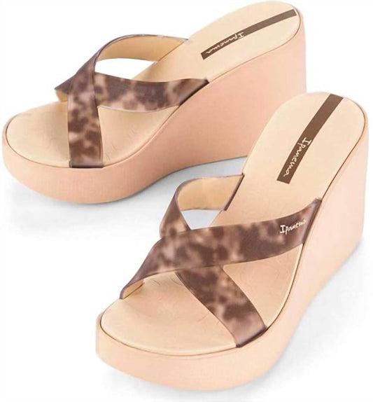 Ipanema - Women's Lofty Leopard Wedge Sandal
