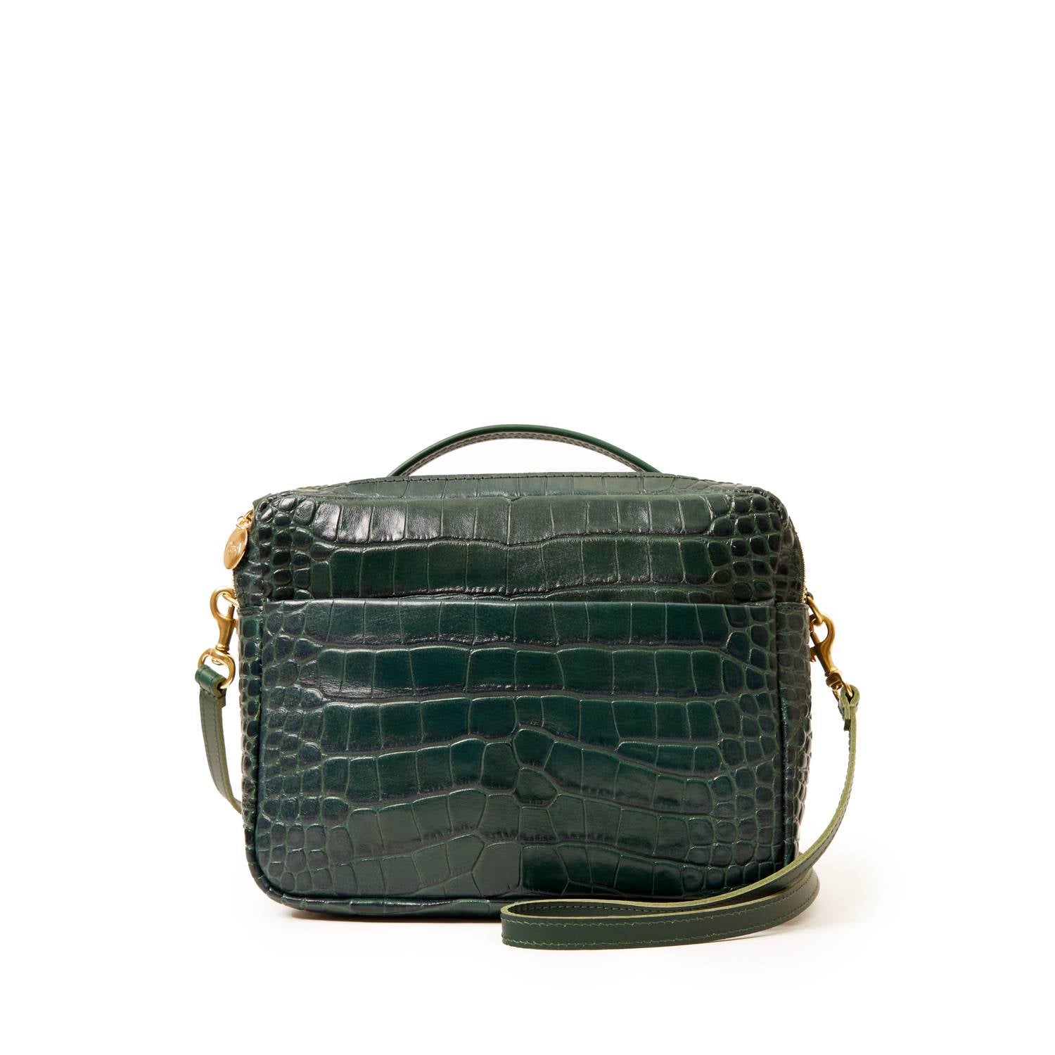 Clare V. - Mirabel Autumn Croco Crossbody Bag