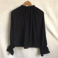 Madewell - Long-sleeve Tie-neck Top