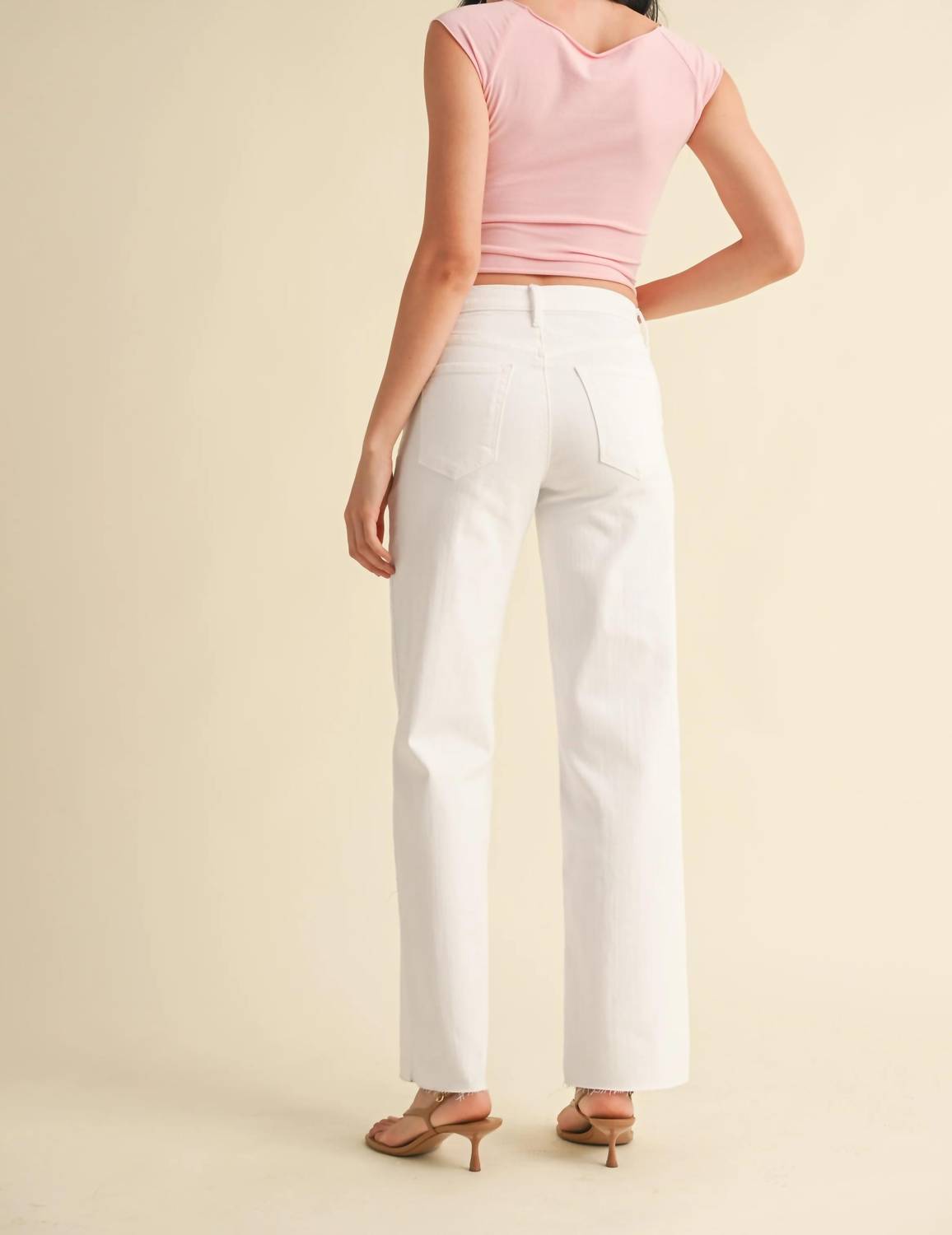 Just Black Denim - Slim Palazzo Scissor Cut Jean