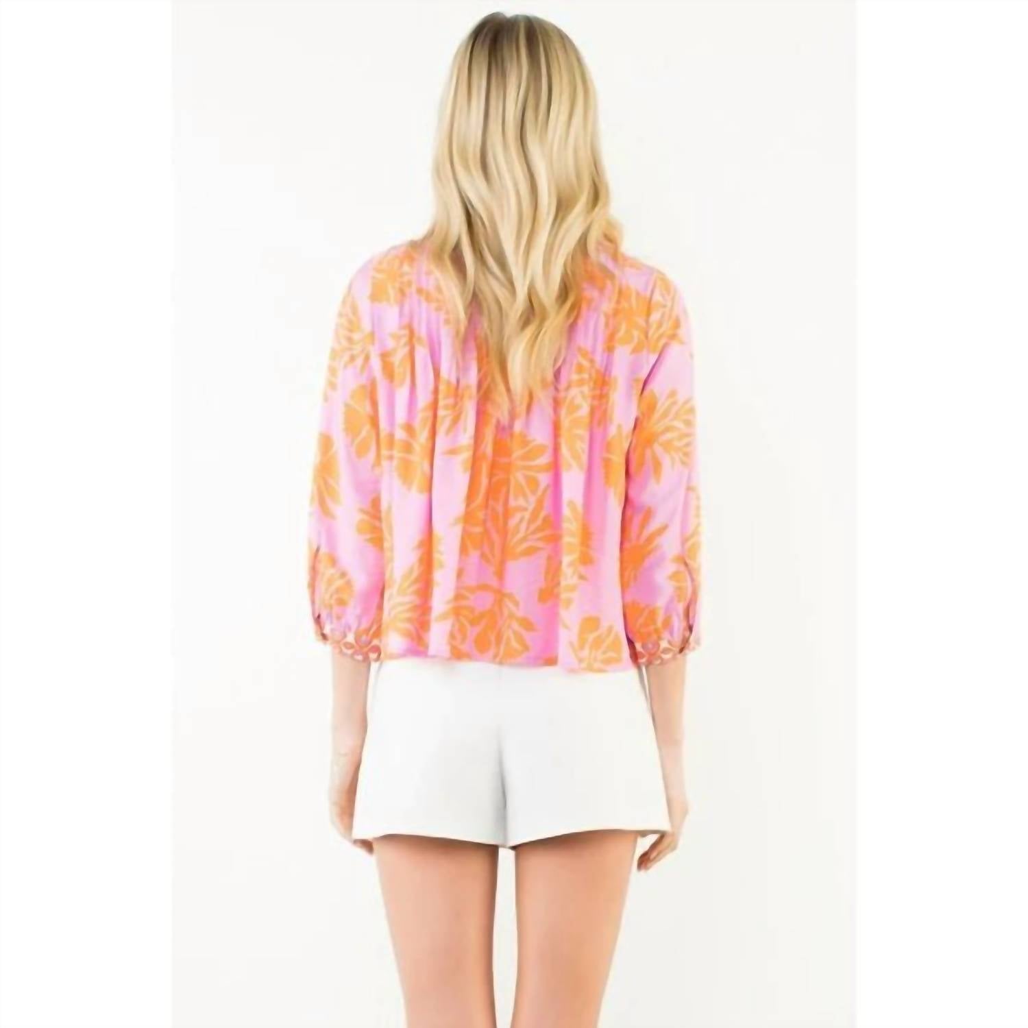 Thml - Long Sleeve Floral Top