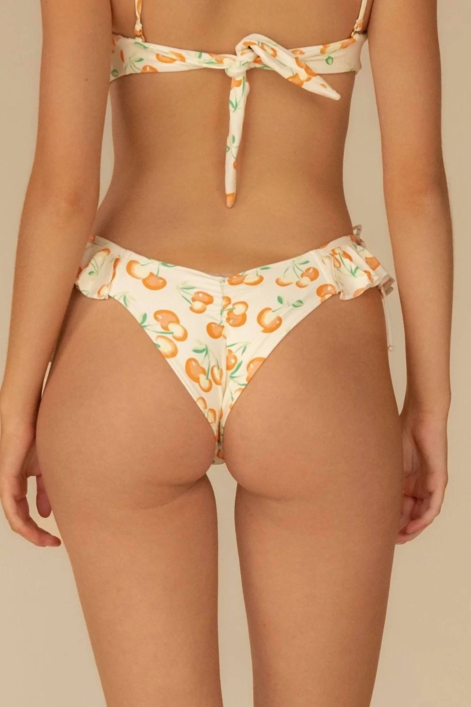 Montce - Uno Ruffle Bows Bikini Bottom