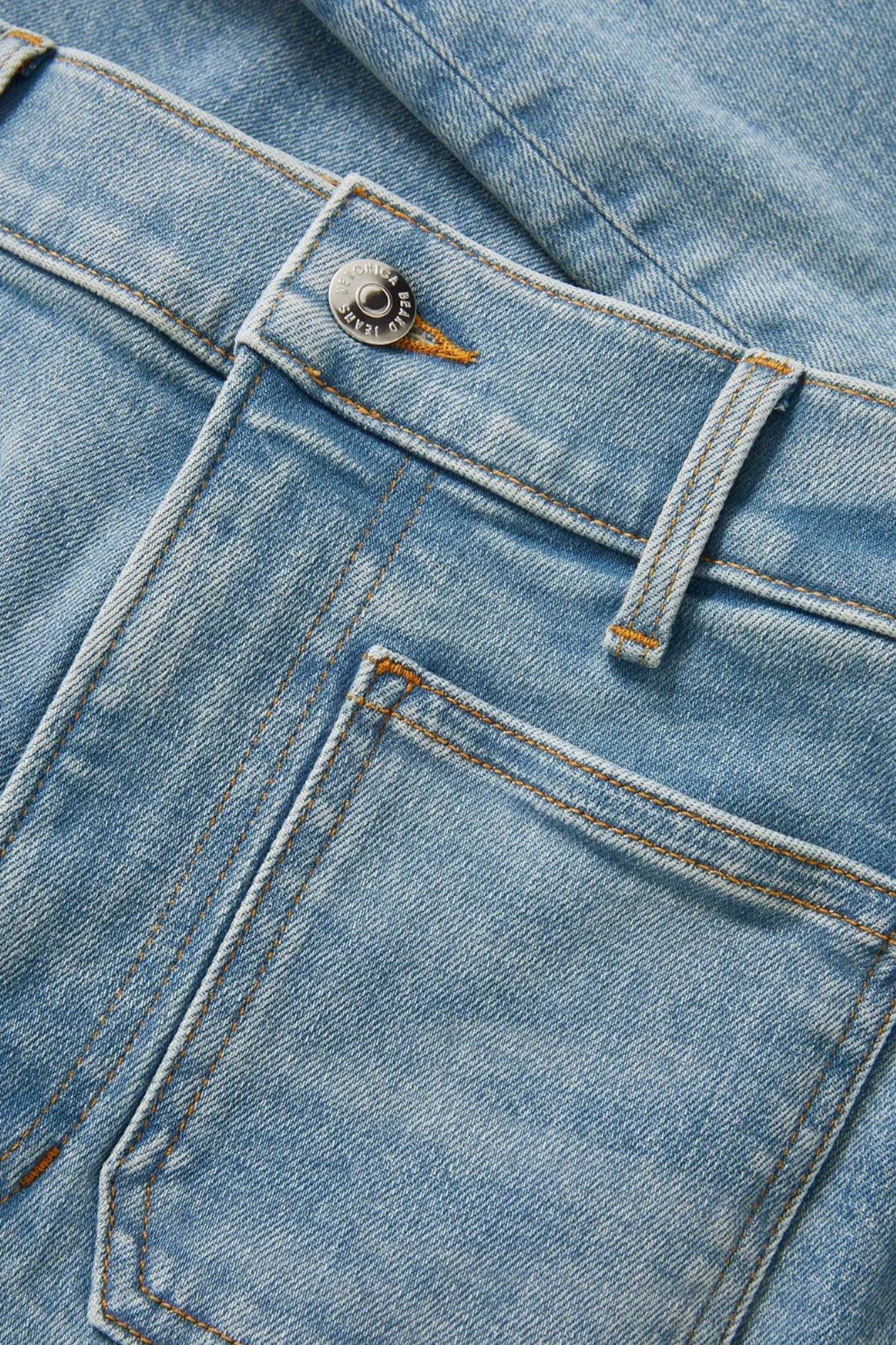 Veronica Beard - Beverly Patch-pocket Skinny Flare Jean