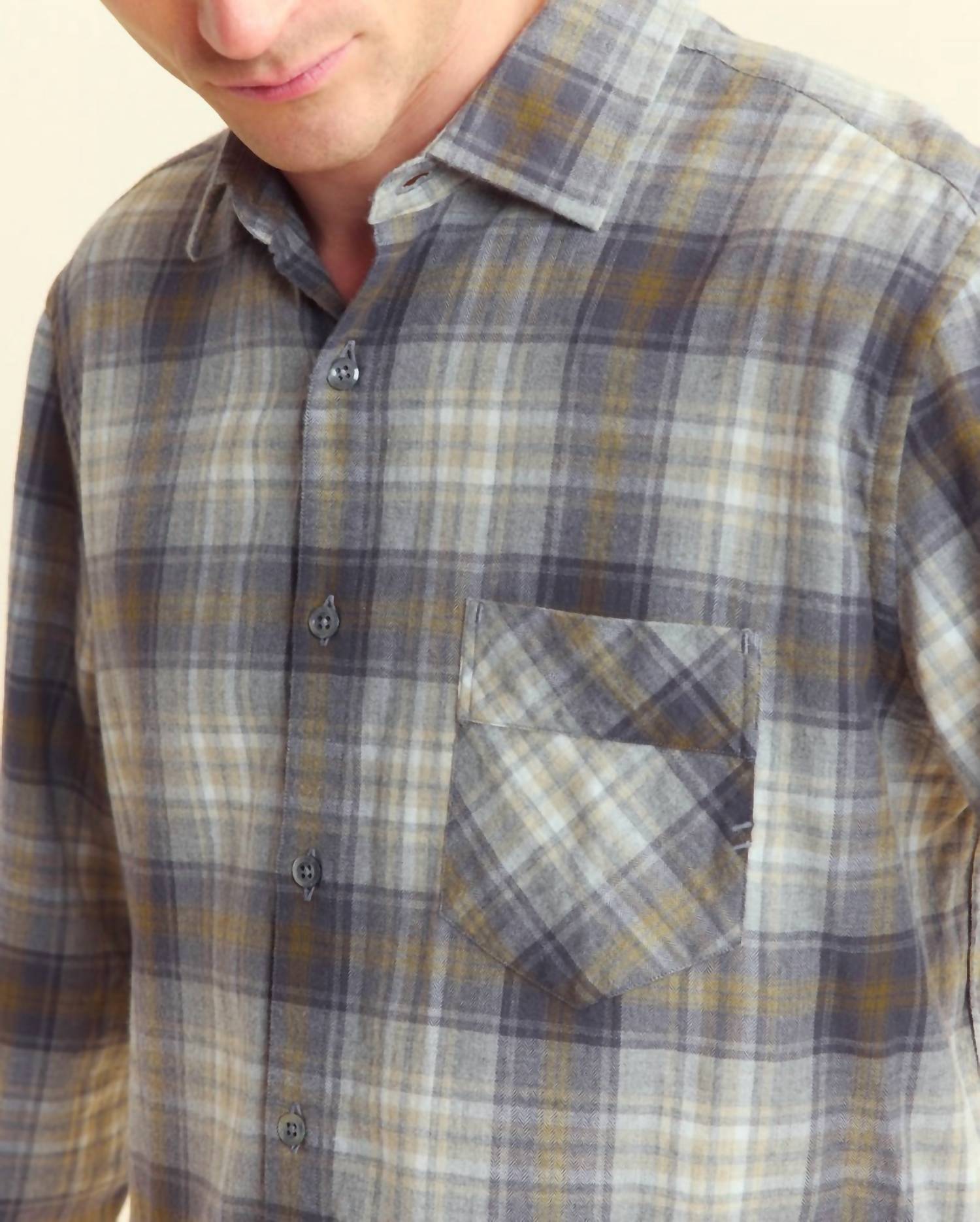 Billy Reid - Herringbone Melange John T-shirt