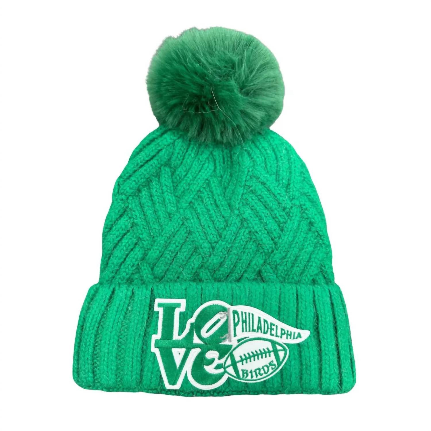 Just C - Unisex Love Birds Philadelphia Eagles Beanie