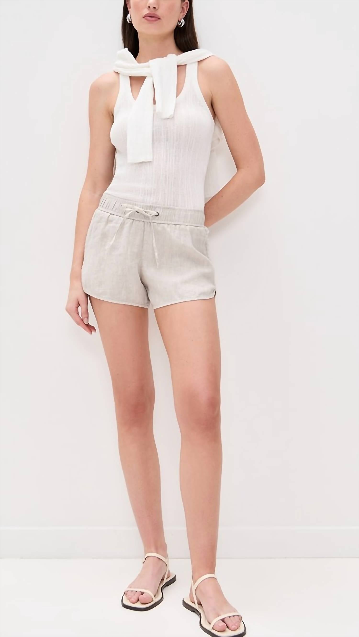 James Perse - Lightweight Linen Dolphin Shorts