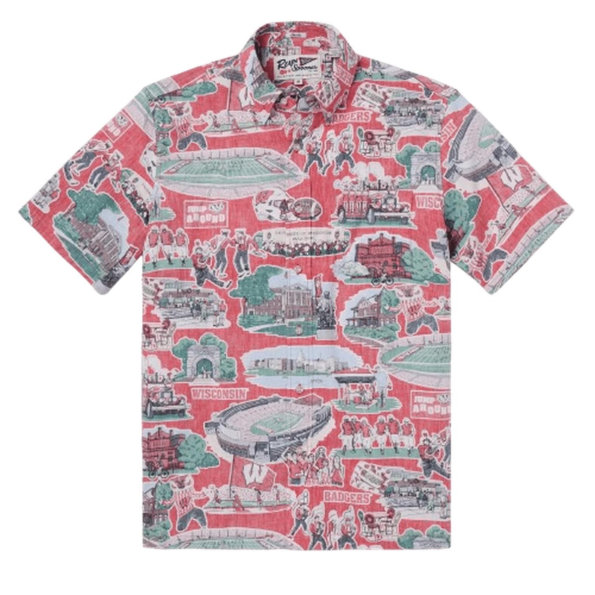 Reyn Spooner - Men's University Of Wisconsin Scenic Shirt