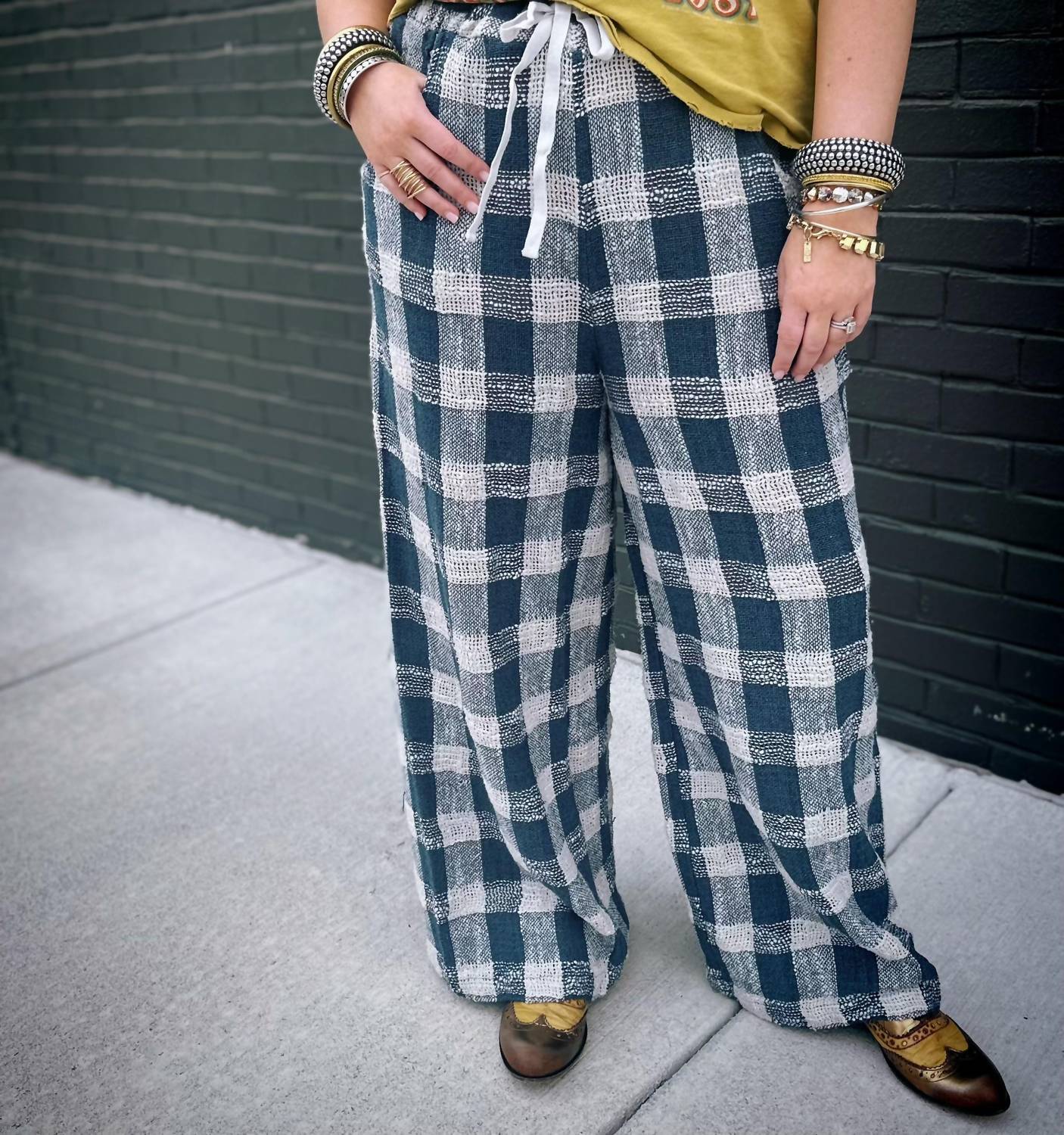 Jaded Gypsy - Brooks Gingham Pants