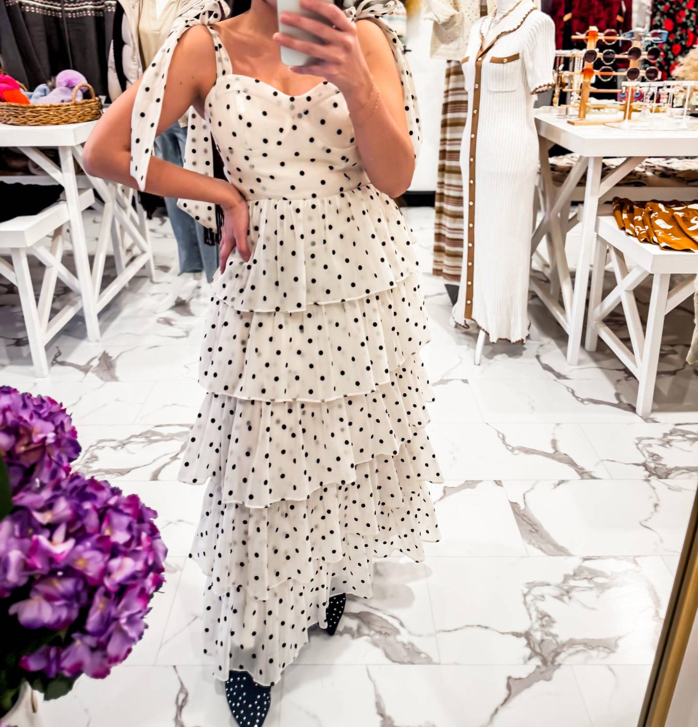 Sofie The Label - Promise Me Polka Dot Midi Dress