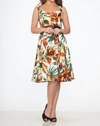 Orchid Bloom - Floral Swing Dress