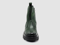 Kcr Group - Women's Modern Insulated Zip-Up Chelsea Leather Boots