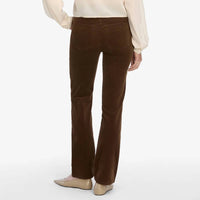FRAME Women's Le Sleek Straight Corduroy Pants in bitter - women's pants - detail view