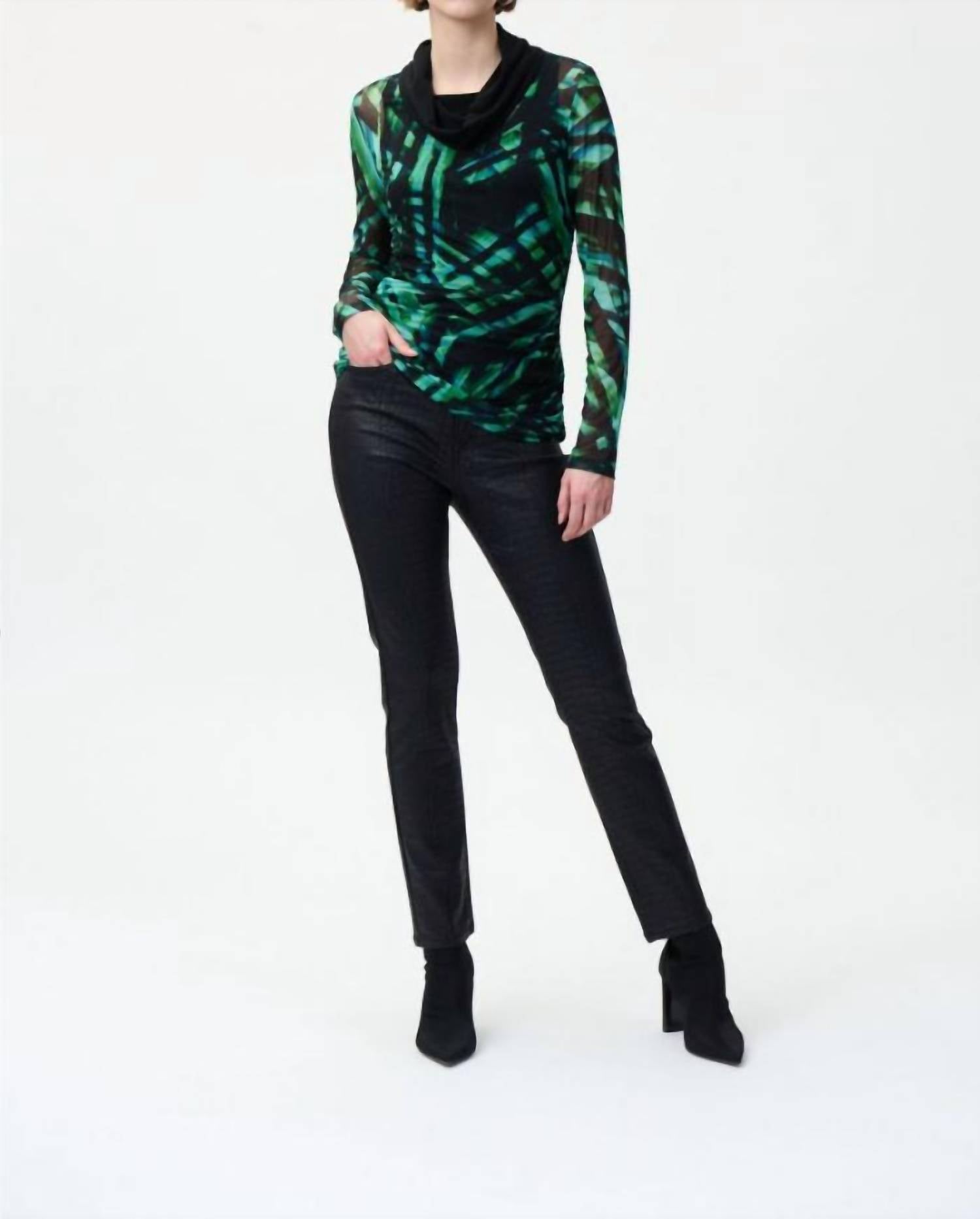 Croc Print Pants