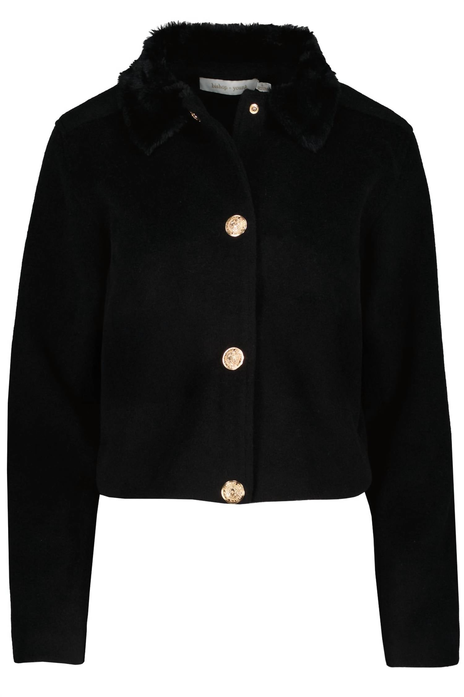 Bishop + Young - Lily Fur Collar Jacket