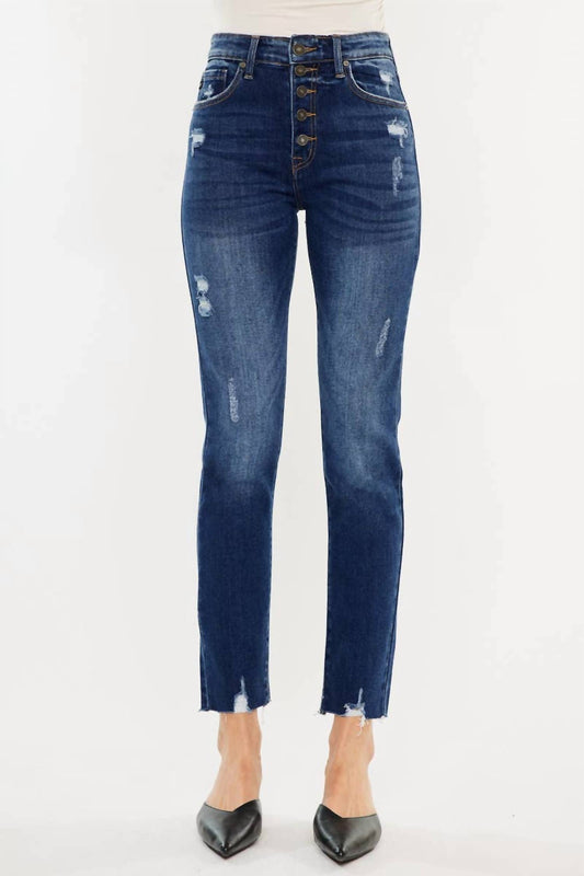 Kancan - Kalisse High Rise Cigarette Jeans