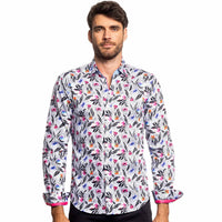Eight X - Pop of Pink Button Down Shirt