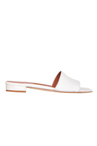 Paris Texas - Women's Moc Croco Square Toe Flats
