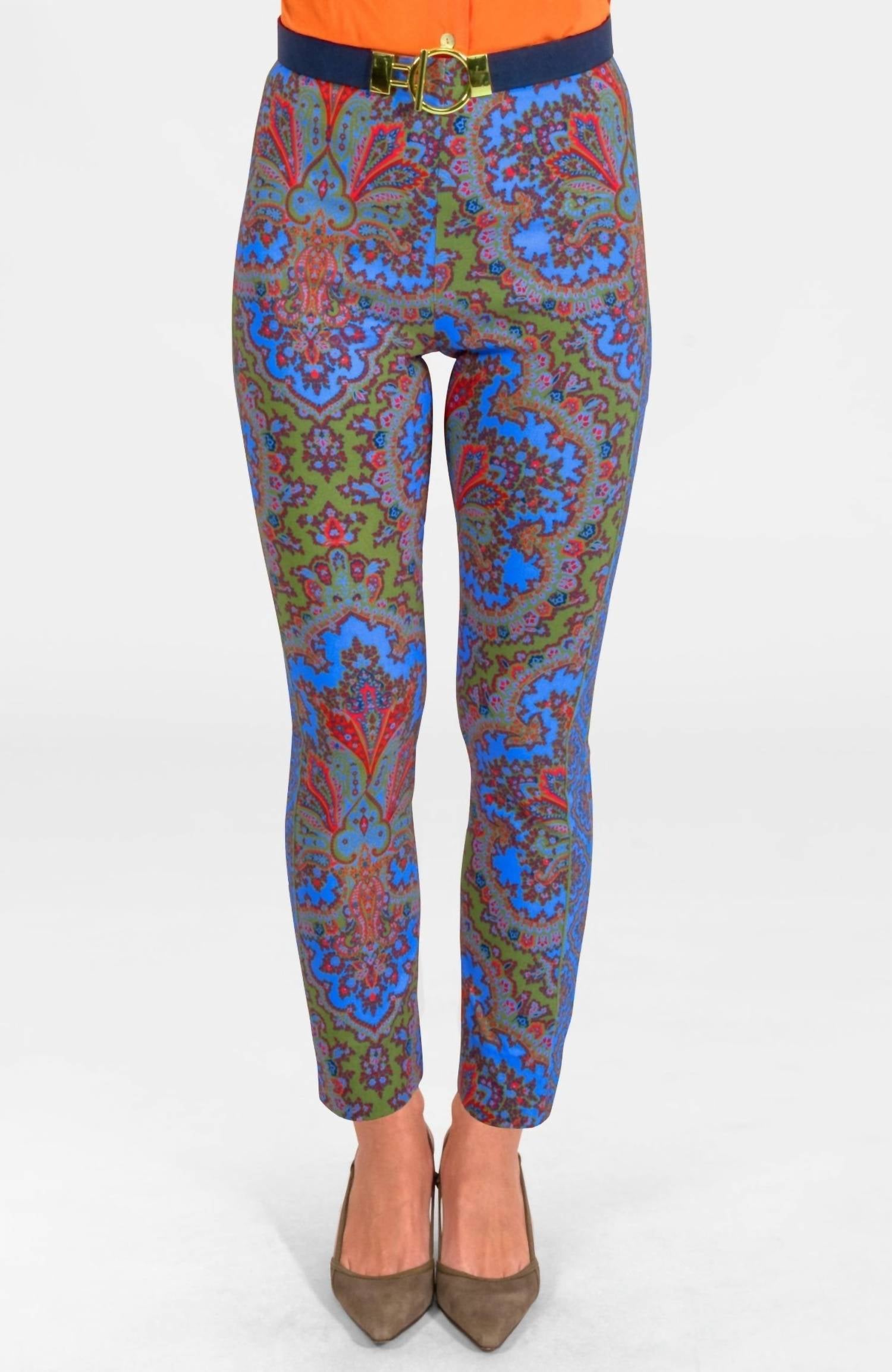 Gretchen Scott - Gripeless Pull-on Passion Paisley Pants