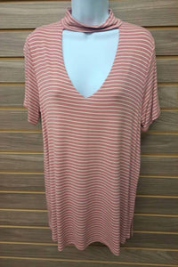 Jodifl - Women's Striped Short Sleeve