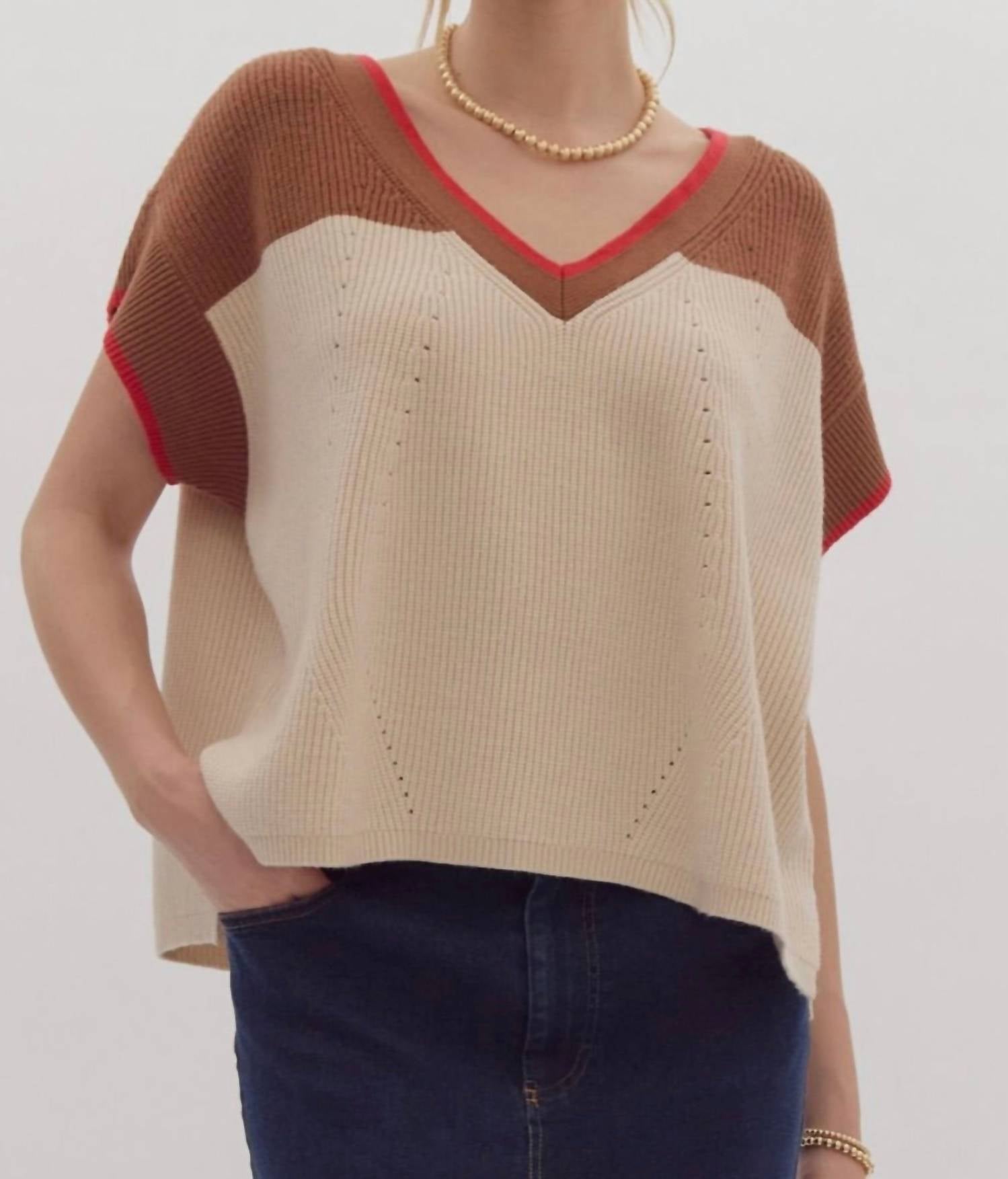 Entro - Knit Sweater Vest