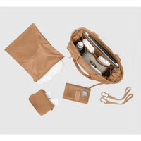 Dagne Dover - Women's Wade Neoprene Diaper Tote Bag - bags - brown - handbags