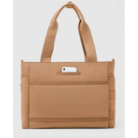 Dagne Dover - Women's Wade Neoprene Diaper Tote Bag - bags - brown - handbags