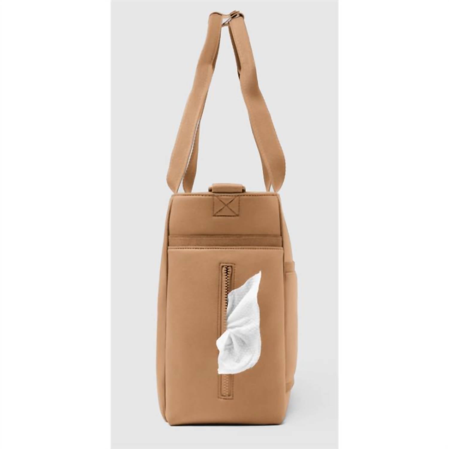 Dagne Dover - Women's Wade Neoprene Diaper Tote Bag - bags - brown - handbags