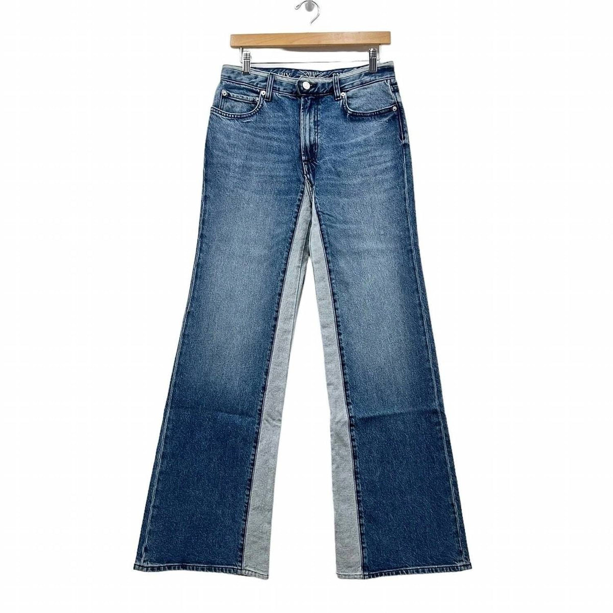Daily Blue - Virgo Two-tone Wide Leg Jean