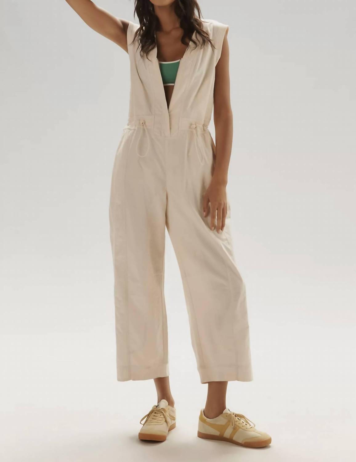 Daily Practice - Roller Drawstring Jumpsuit