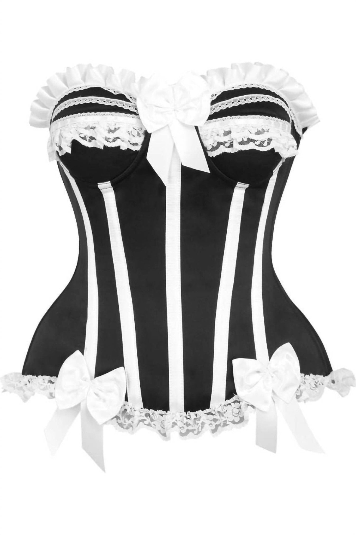 Daisy Corsets - Steel Boned Burlesque Corset - black - clothing - intimates